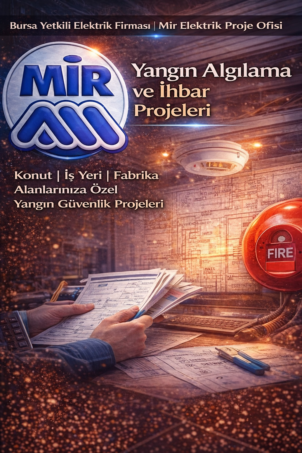 Yangın Algılama İhbar Projeleri Mir Elektrik Bursa